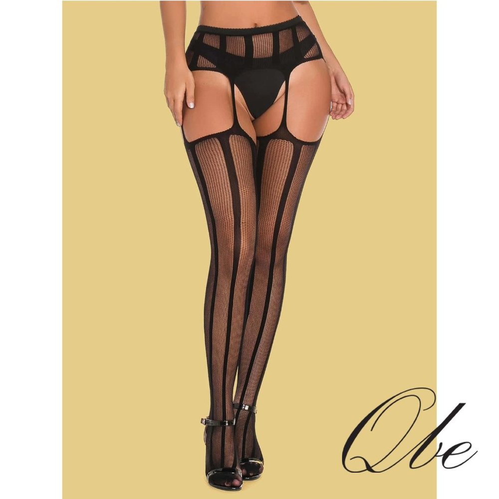 Qbe Hollow Out Mesh Tight